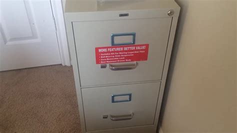 opening a locked filing cabinet